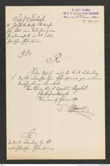 k.k. naturhistorisches Hofmuseum, Intendanzakten 1885-1896 (Hauer), Aktenzahl Z.157/1890, Seite 1